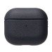 Чехол для кейса Apple AirPods (3-го поколения) экокожа (Черный) PCP12
