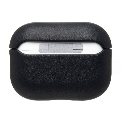 Чехол для кейса Apple AirPods Pro 2 экокожа (Черный) PCP12