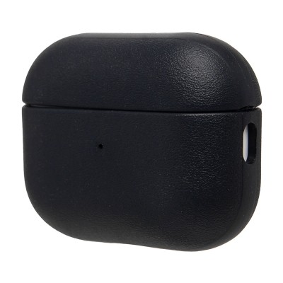 Чехол для кейса Apple AirPods Pro 2 экокожа (Черный) PCP12