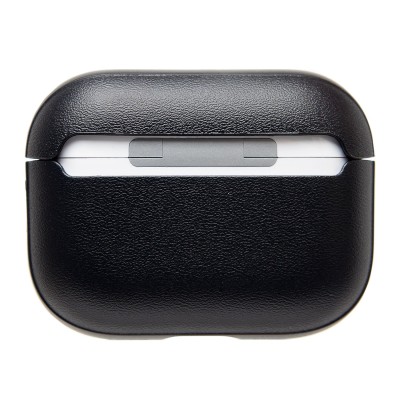 Чехол для кейса Apple AirPods Pro 3 экокожа (Черный) PCP12