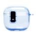 Чехол для кейса Apple AirPods (4-го поколения) (Прозрачный/Синий) SCP25