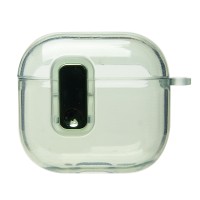 Чехол для кейса Apple AirPods (4-го поколения) (Прозрачный/Зеленый) SCP25