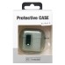 Чехол для кейса Apple AirPods (4-го поколения) (Прозрачный/Зеленый) SCP25