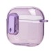 Чехол для кейса Apple AirPods (4-го поколения) (Прозрачный/Фиолетовый) SCP25 Чехол для кейса Apple AirPods (4-го поколения) (Прозрачный/Фиолетовый) SCP25
