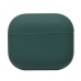 Чехол для кейса Apple AirPods (3-го поколения) (Темно-зеленый) Soft touch