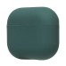 Чехол для кейса Apple AirPods (3-го поколения) (Темно-зеленый) Soft touch