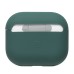 Чехол для кейса Apple AirPods (3-го поколения) (Темно-зеленый) Soft touch
