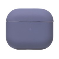 Чехол для кейса Apple AirPods (3-го поколения) (Лавандово-серый) Soft touch