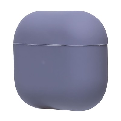 Чехол для кейса Apple AirPods (3-го поколения) (Лавандово-серый) Soft touch