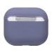 Чехол для кейса Apple AirPods (3-го поколения) (Лавандово-серый) Soft touch
