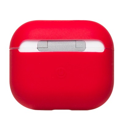 Чехол для кейса Apple AirPods (3-го поколения) (Красный) Soft touch