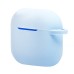 Чехол для кейса Apple AirPods (4-го поколения) (Светло-синий) Soft touch