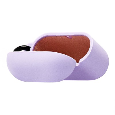 Чехол для кейса Apple AirPods (4-го поколения) (Светло-фиолетовый) Soft touch