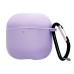 Чехол для кейса Apple AirPods (4-го поколения) (Светло-фиолетовый) Soft touch