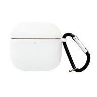 Чехол для кейса Apple AirPods (4-го поколения) (Белый) Soft touch Чехол для кейса Apple AirPods (4-го поколения) (Белый) Soft touch