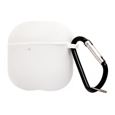 Чехол для кейса Apple AirPods (4-го поколения) (Белый) Soft touch