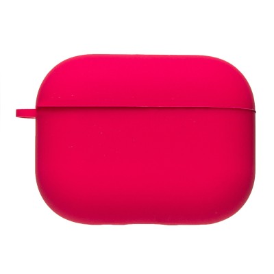 Чехол для кейса Apple AirPods Pro 3 (Бордовый) Soft touch