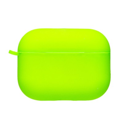 Чехол для кейса Apple AirPods Pro 3 (Зеленовато-желтый) Soft touch