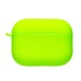 Чехол для кейса Apple AirPods Pro 3 (Зеленовато-желтый) Soft touch