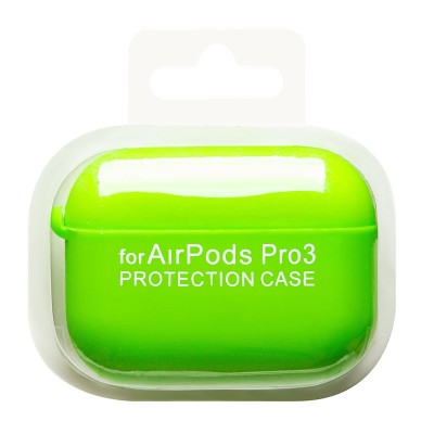 Чехол для кейса Apple AirPods Pro 3 (Зеленовато-желтый) Soft touch