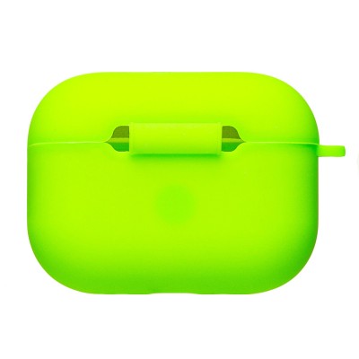Чехол для кейса Apple AirPods Pro 3 (Зеленовато-желтый) Soft touch