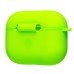 Чехол для кейса Apple AirPods Pro 3 (Зеленовато-желтый) Soft touch
