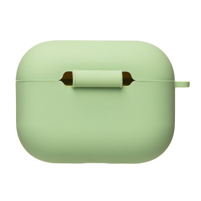 Чехол для кейса Apple AirPods Pro 3 (Светло-зеленый) Soft touch