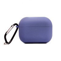 Чехол для кейса Apple AirPods Pro 3 (Светло-фиолетовый) Soft touch