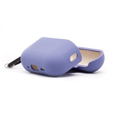 Чехол для кейса Apple AirPods Pro 3 (Светло-фиолетовый) Soft touch