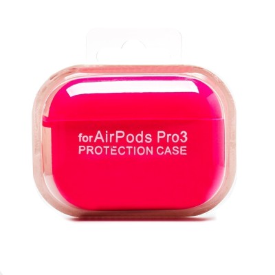 Чехол для кейса Apple AirPods Pro 3 (Розовый) Soft touch