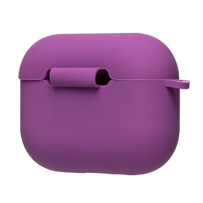 Чехол для кейса Apple AirPods Pro 3 (Фиолетовый) Soft touch