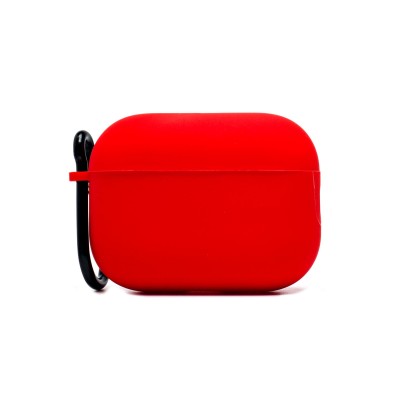 Чехол для кейса Apple AirPods Pro 3 (Красный) Soft touch