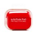 Чехол для кейса Apple AirPods Pro 3 (Красный) Soft touch