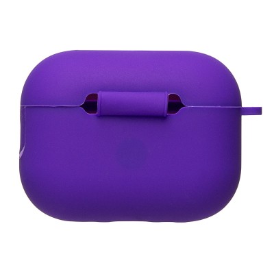 Чехол для кейса Apple AirPods Pro 3 (Фиолетовый) Soft touch