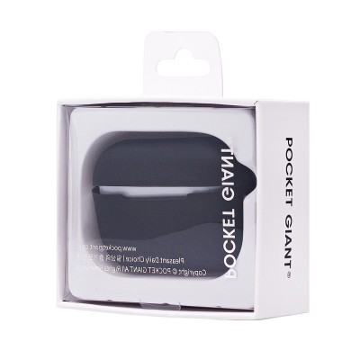 Чехол для кейса Apple AirPods Pro 2 (Черный) Soft touch