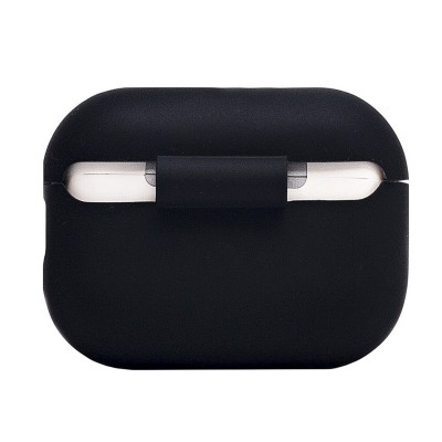 Чехол для кейса Apple AirPods Pro 2 (Черный) Soft touch