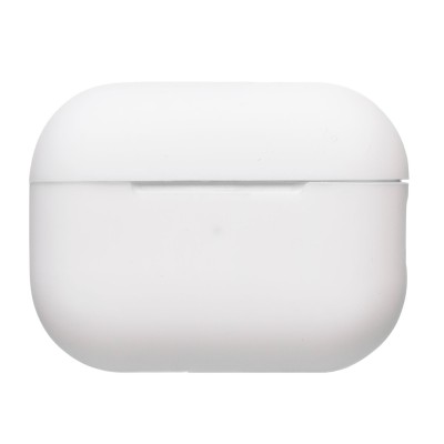 Чехол для кейса Apple AirPods Pro 2 (Белый) Soft touch
