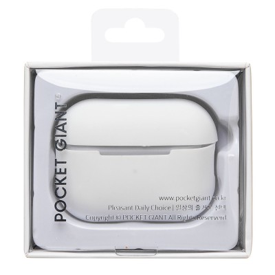 Чехол для кейса Apple AirPods Pro 2 (Белый) Soft touch