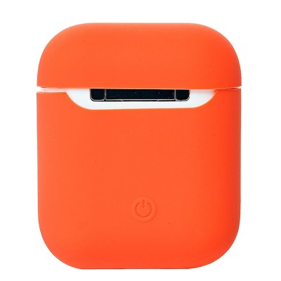 Чехол для кейса Apple AirPods (Персиковый) Soft touch