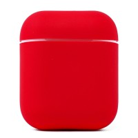 Чехол для кейса Apple AirPods (Красный) Soft touch Чехол для кейса Apple AirPods (Красный) Soft touch