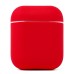 Чехол для кейса Apple AirPods (Красный) Soft touch