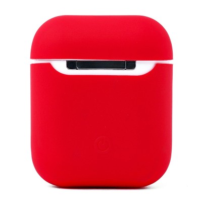 Чехол для кейса Apple AirPods (Красный) Soft touch