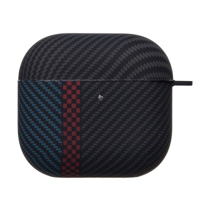 Чехол для Apple AirPods (4-го поколения) (Черный/Синий) Luxo Creative Чехол для Apple AirPods (4-го поколения) (Черный/Синий) Luxo Creative