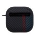 Чехол для Apple AirPods (4-го поколения) (Черный/Синий) Luxo Creative