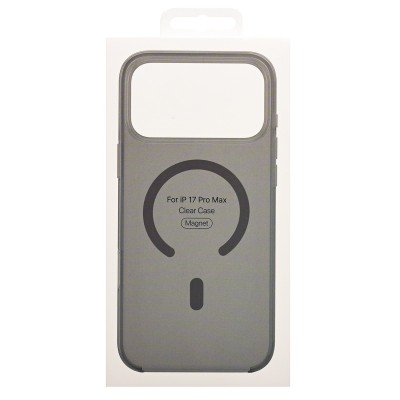 Чехол-накладка для Apple iPhone 17 Pro Max (Черный) ORG PC Clear Case SafeMag