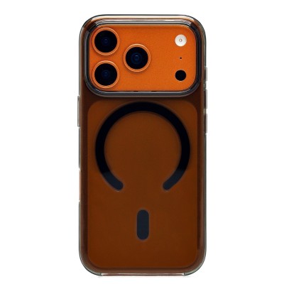 Чехол-накладка для Apple iPhone 17 Pro (Черный) ORG PC Clear Case SafeMag