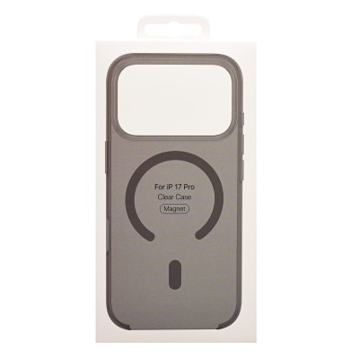 Чехол-накладка для Apple iPhone 17 Pro (Черный) ORG PC Clear Case SafeMag