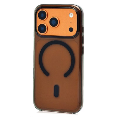 Чехол-накладка для Apple iPhone 17 Pro (Черный) ORG PC Clear Case SafeMag