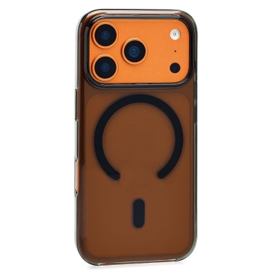 Чехол-накладка для Apple iPhone 17 Pro (Черный) ORG PC Clear Case SafeMag