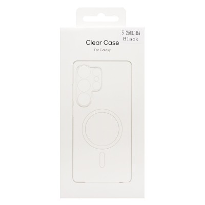 Чехол-накладка для Samsung S938B Galaxy S25 Ultra (Черный) ORG PC Clear Case SafeMag